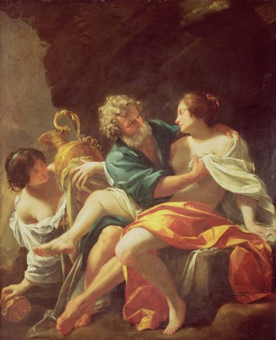 Lot e le sue figlie, c.1630 da Simon Vouet